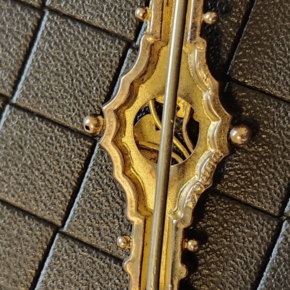 Antique Victorion 9k gold brooch or pin - Picture 4 of 9